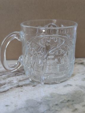 1995 McDonald's Batman Forever "The Riddler" glass mug